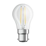 Osram Retrofit Classic LED B22d P45 Kugel Fadenlampe Klar 4W 470lm - 827 Extra Warmweiß | Ersatz für 40W