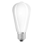 Ledvance Classic LED E27 Birne Fadenlampe Matt 6.5W 730lm - 827 Extra Warmweiß | Ersatz für 55W