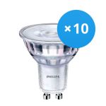 Mehrfachpackung 10x Philips Corepro LED Spot GU10 PAR16 4W 345lm 36D - 830 Warmweiß | Ersatz für 50W