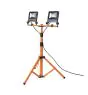 Ledvance LED-Scheinwerfer Baustrahler Tripod Dunkel Grau 2X30W 5400lm 120D - 840 Kaltweiß | IP65 - Symmetrisch